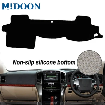 

MIDOON For Toyota landcruiser land cruiser 2008-2016 Car Styling Covers Dashmat Dash Mat Sun Shade Dashboard Cover Capter RHD