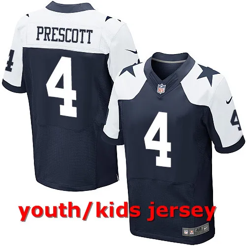COLOR AS PHOTO SHOWN Stitiched, Dallas s DAK PRESCOTT Elite для молодых детей Джерси - Цвет: COLOR AS PHOTO SHOWN