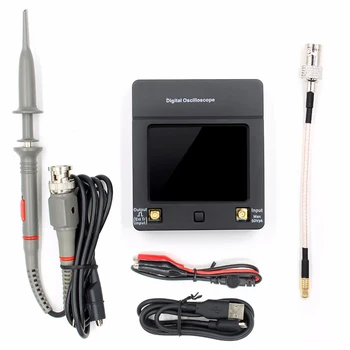

DSO112A Mini Digital Oscilloscope Portable Multimeter Tester 2MHz 5Msps TFT Color Display Touch Screen with Battery