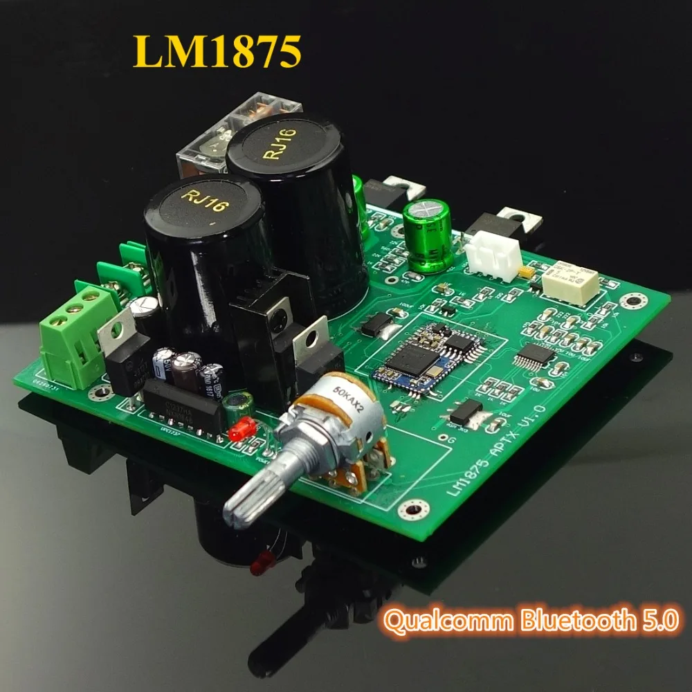 Классическая схема LM1875 усилитель мощности плата Bluetooth 5,0 Поддержка APTX