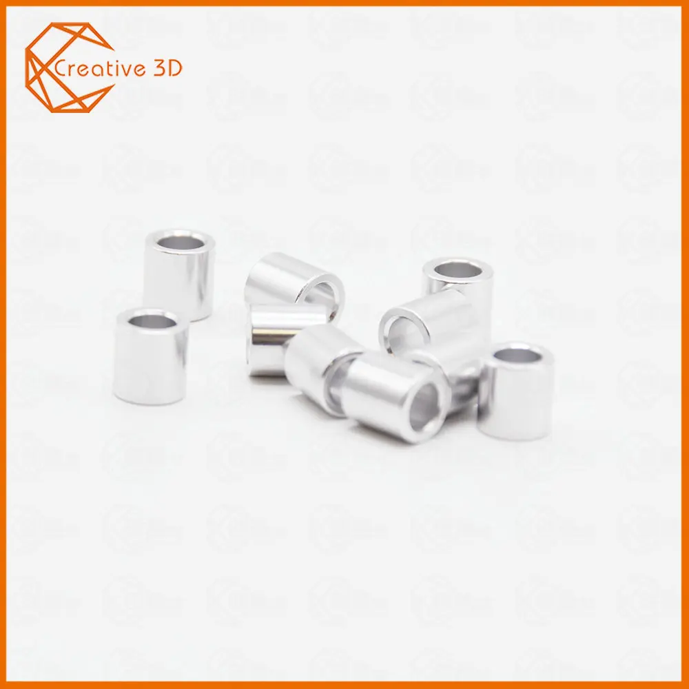 10PCS M5*8.3mm Openbuilds Aluminium Spacer V-slot Isolation Column Separate Pillar Quarantine Bore 3D Printer Parts