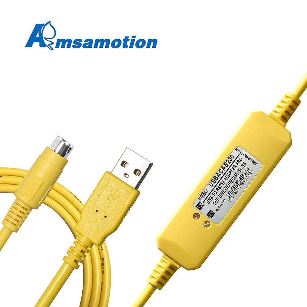 Кабель для программирования DELTA PLC подходящий DVP ES EX EH EC серии USB кабель загрузки