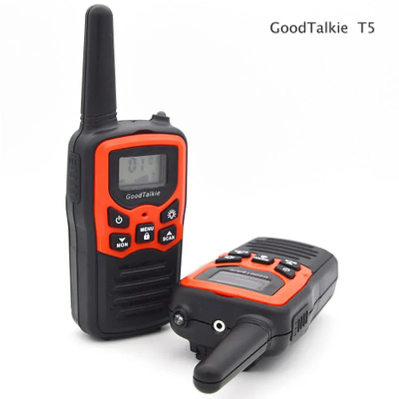 2 шт GoodTalkie T5 walkie talkie Холдинг открытый Civil Высокая мощность walkie talkie 22 Shindo 400-470 МГц 0,5 максимальное расстояние 10 км