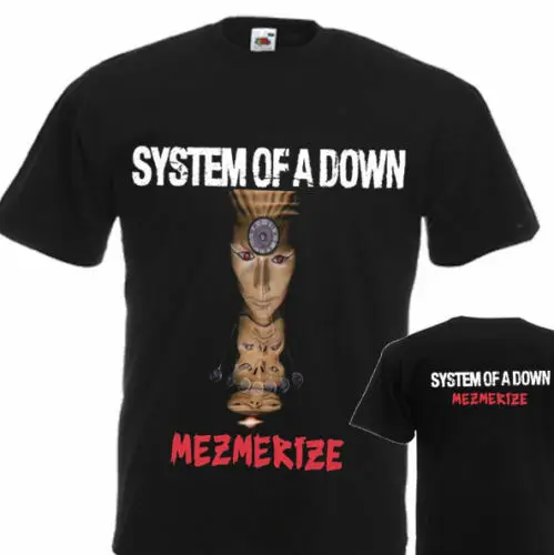 

NEW T-SHIRT "MEZMERIZE BY ROCK BAND SYSTEM OF A DOWN'' DTG PRINTED TEE-S- 6XL