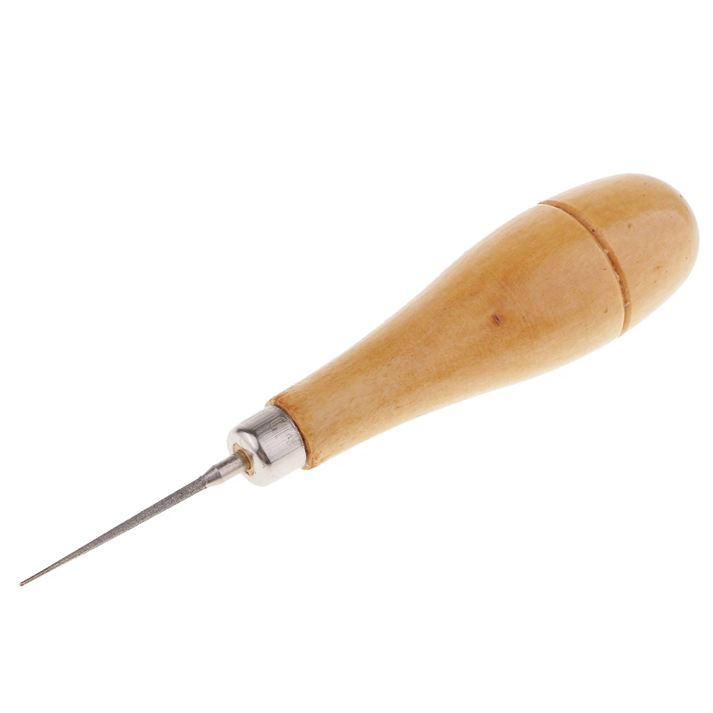 Деревянная ручка Бисероплетение Awl Reamer ювелирных изделий сильный инструмент пробивная игла