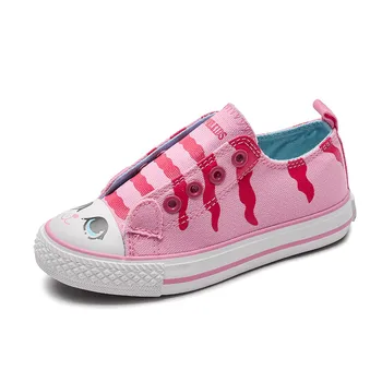 

2020 Spring New Children Shoes For Girls Sneakers Fashion Kids Canvas Shoes Baby Boys Autumn Animal Prints Casual Shoes AJR-1