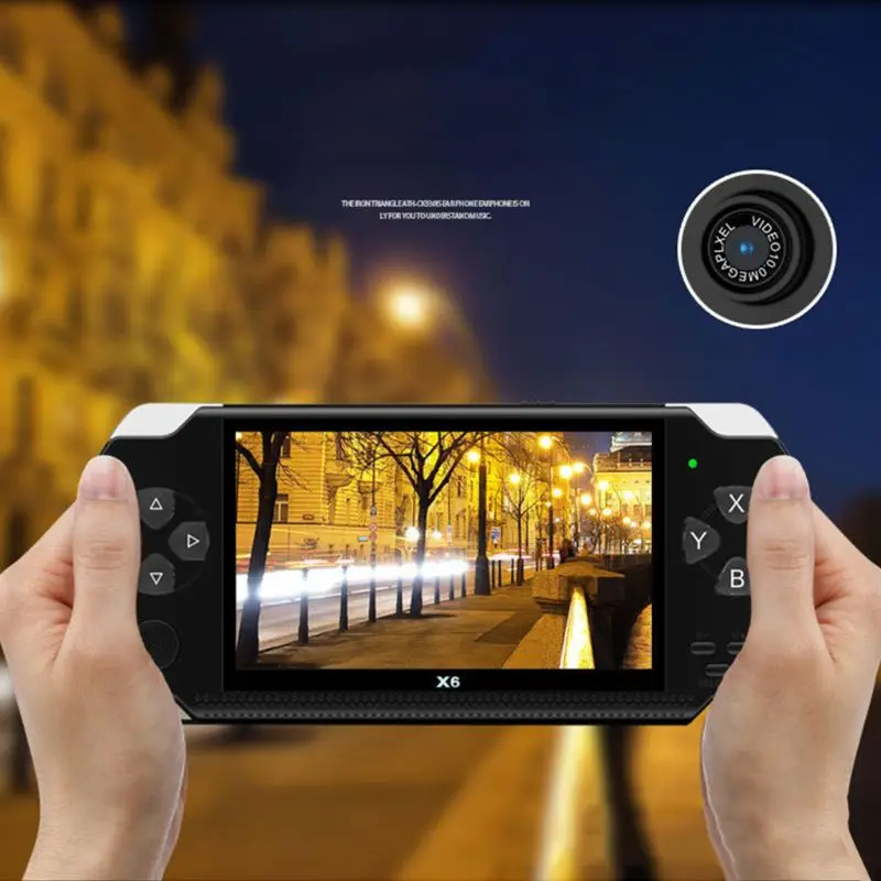4,3 в кармане 8 Гб 64 бит видео MP3 MP4 плеер камера ручной Ретро игровой консоли A5YA