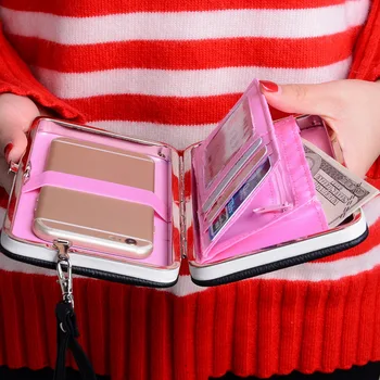 

2020 Women Wallets Purses Wallet Brand Credit Card Holder Clutch Coin Purse Cellphone Pocket Gifts For Women Money Bag