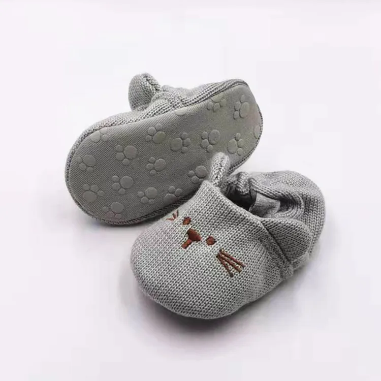 Новинка г.; От 0 до 1 года с героями мультфильмов; детская обувь; обувь для новорожденных; вязаная шерстяная обувь; детская обувь