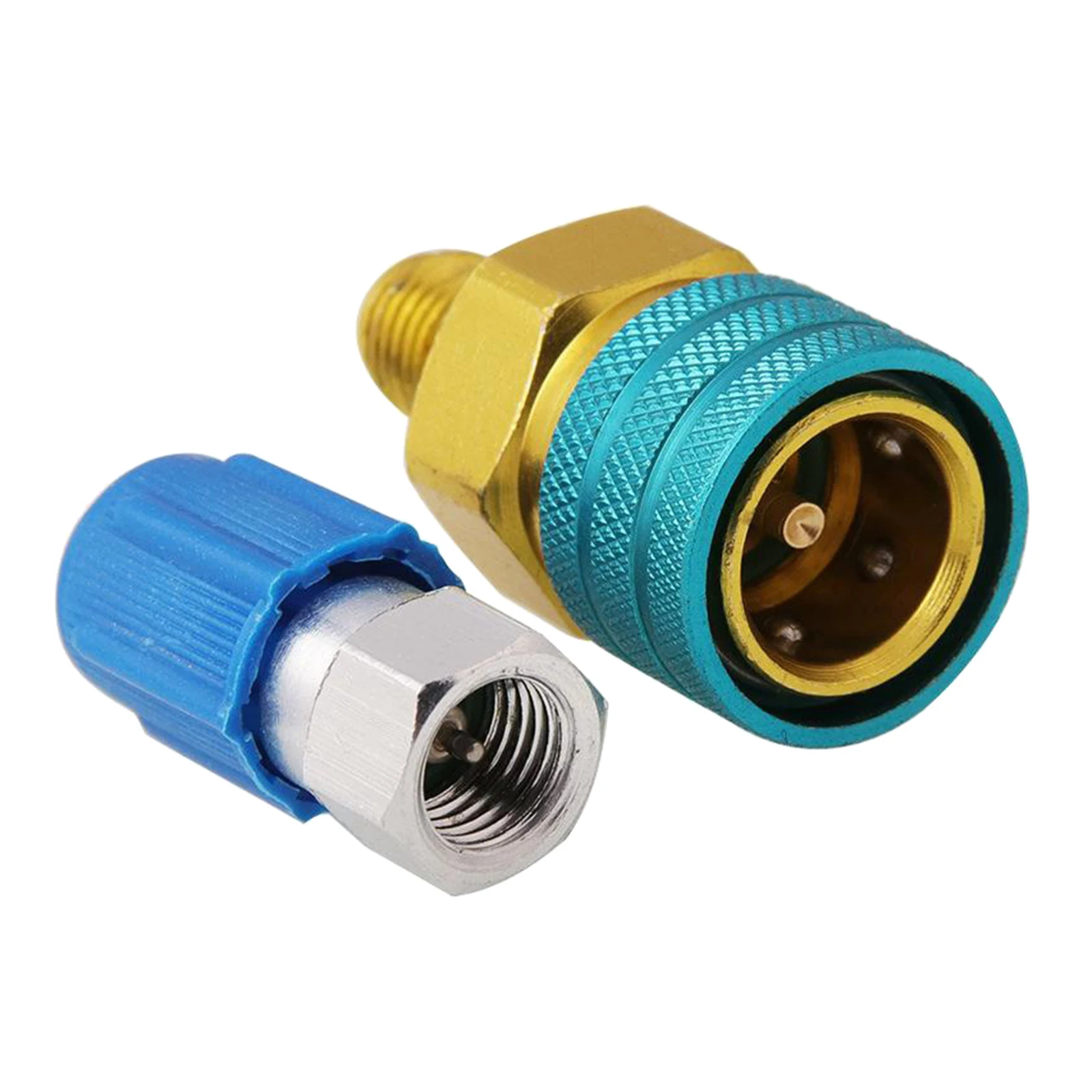 Auto Car Air-Conditioning Fitting Connector Kit R1234YF to R134a Low Side Quick Coupler Hose Adapter Fitting Connector