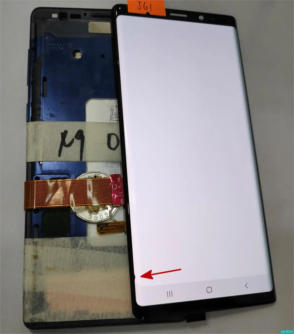 Супер Amoled для samsung Galaxy Note 9 ЖК-дисплей кодирующий преобразователь сенсорного экрана в сборе N960 N960F N960D N960DS с дефектом