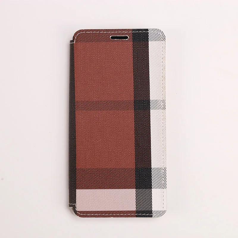 Brown Флип-чехол для телефона для huawei P20 P30 Коврики 20 30 Pro lite чехол PU решетчатый чехол Y6 Y7 Y9 P Smart Honor 7aX 8 9 10 20 lite - Цвет: Brown