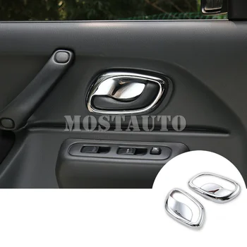 

ABS Interior Door Handle Bowl Cover Trim For Suzuki Jimny 2007-2017 2pcs Silver /Black/Red