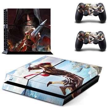 

Cool Man Style Decal Skin Sticker for PS4 Playstation 4 Console Protection Film + 2Pcs Controllers Protective Cover DPTM2385