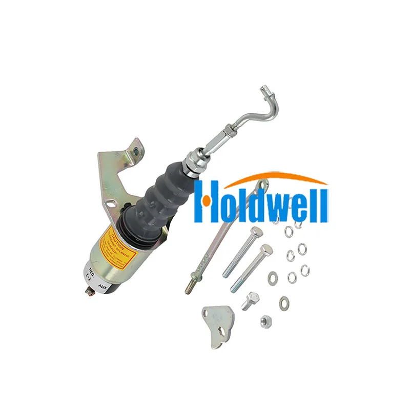 Holdwell 12V Shutdown Solenoid RSV 3740055 for JLG 40H 60H 70H 80H Deutz F3L912 Engine