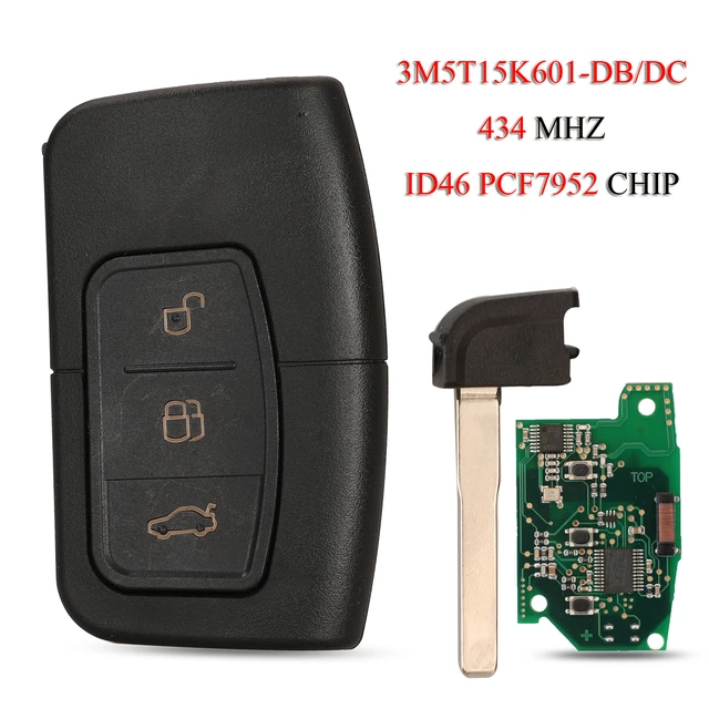 Jingyuqin Remote Smart Auto Schlüssel Für Ford C-Max Fokus MK2