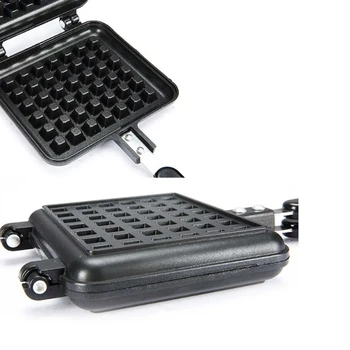 

Non-stick BBQ Cake Baking Mould Waffle Single Head Bakeware For Gas Household Non-stick BBQ Cake Baking Mould Waffle Single Head