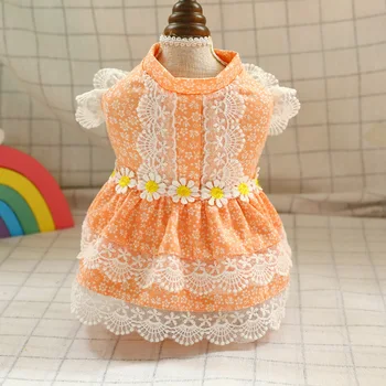 

Dog Dress Thin Comfortable Skirt Spring Summer Dog Clothes For Small Dog Party Dog Skirt Puppy Costume Pets Pets Outfits New