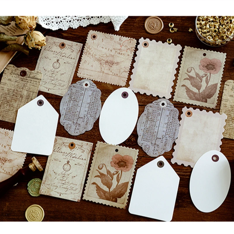 

Candy poetry time collection Mini Tag Greeting Cards Postcard Birthday Gift Card retail