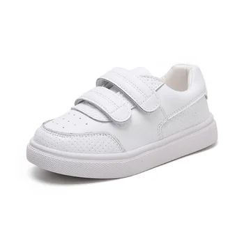 

Kids Genuine Leather 1-9 years old child sneakers shoe for girls boys genuine leather casual sneakers shoes SIZE 21-37 928