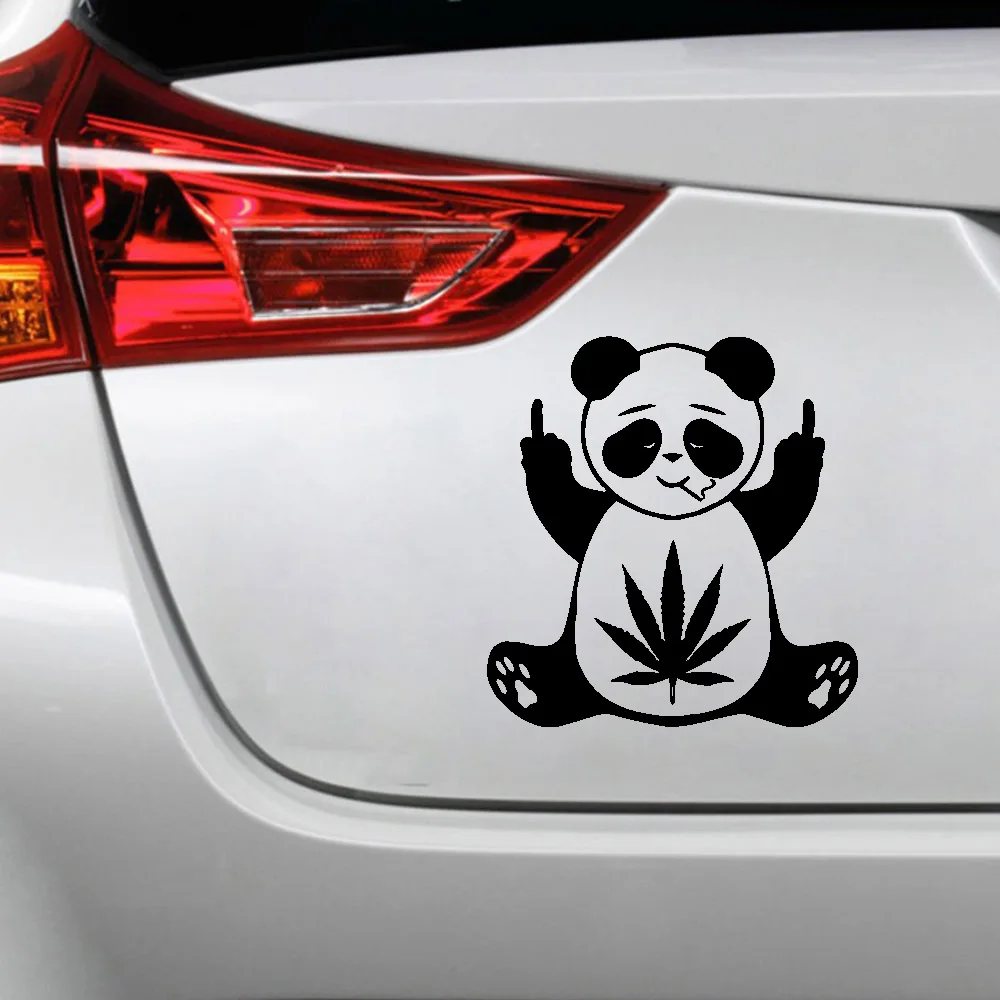 Cute Panda Car Sticker Funny Sticker Vinyl Decal Waterproof Decoration Accessories Car Decal