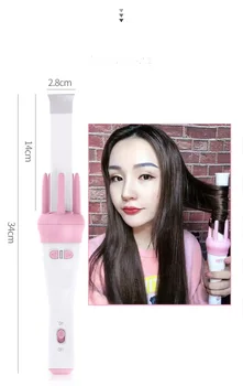 

Curling Hair Styling Tools Ceramic Instawave Automatic Hair Curler Shiny Salon Style Curls Curling Irons 110-240V