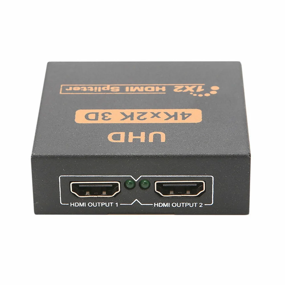 3D 4K* 2K Full HD1080p HDMI сплиттер 1*4/1*2 порт концентратор повторитель усилитель прочный жесткий металлический материал