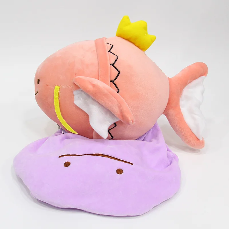 Takara Tomy Pokemon Волшебные трюки Ditto деформационная подушка в форме Пикачу Eevee Squirtle двухсторонняя плюшевая кукла игрушки для детей
