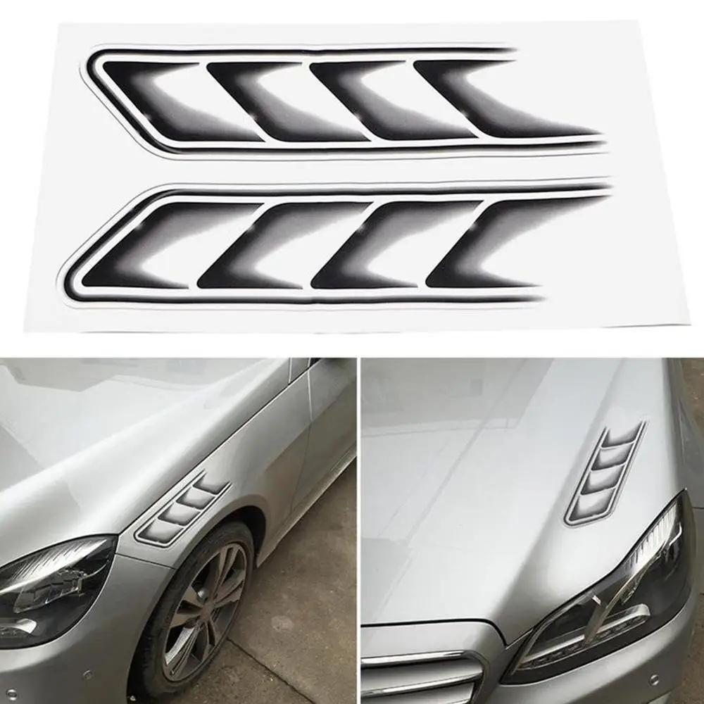 Новый автомобиль Стайлинг 3D Поддельные вентиляционные отверстия декоративные