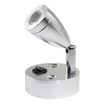 

Adjustable Marine Reading Lamp White LED Light With ON-OFF Dimmer Switch