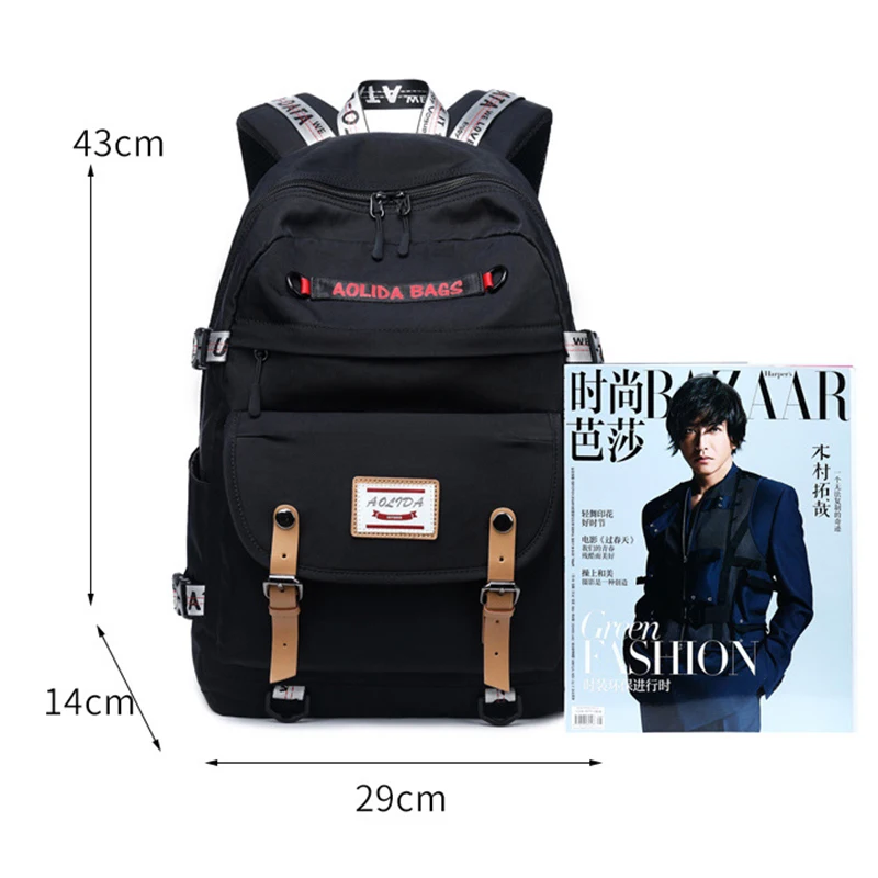 Waterproof Oxford Backpack With USB Charging Port Women Backpack School Bag Travel Bagpack for Girls Laptop Brand Mochilas