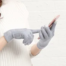 1 пара мотоциклетных теплых перчаток, тепловые вязаные перчатки с сенсорным экраном, перчатки с высокой чувствительностью, многоцветные теплые перчатки для текстовых сообщений, вождения