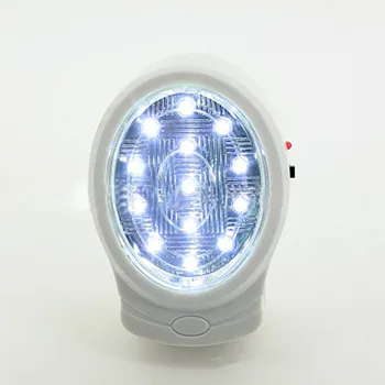 

US Led Night Light Wall Lamp Plug Rechargeable Emergency Light Night Lamp Indoor Outdoor Bulb Camping Travel Light 13 LED 2W