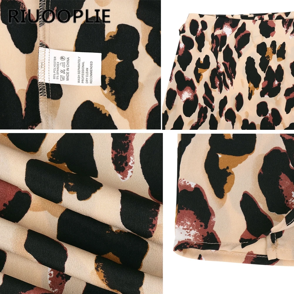 RIUOOPLIE, летняя, осенняя, модная, женская, леопардовая, с разрезом, с завязками, длинная юбка, сексуальная, половина юбки, вечерние, праздничные, повседневные, Облегающие юбки