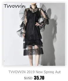 Осень-весна, новое корейское милое лоскутное Сетчатое платье с заклепками и принтом кролика, женские платья с оборками, футболки, платья A644