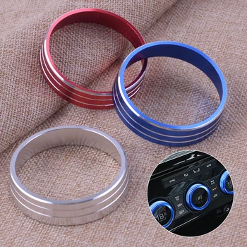 

3pcs Car A/C Heater Climate Control Switch Buttons Knobs Cover Trim Ring Fit For Mitsubishi Lancer Outlander
