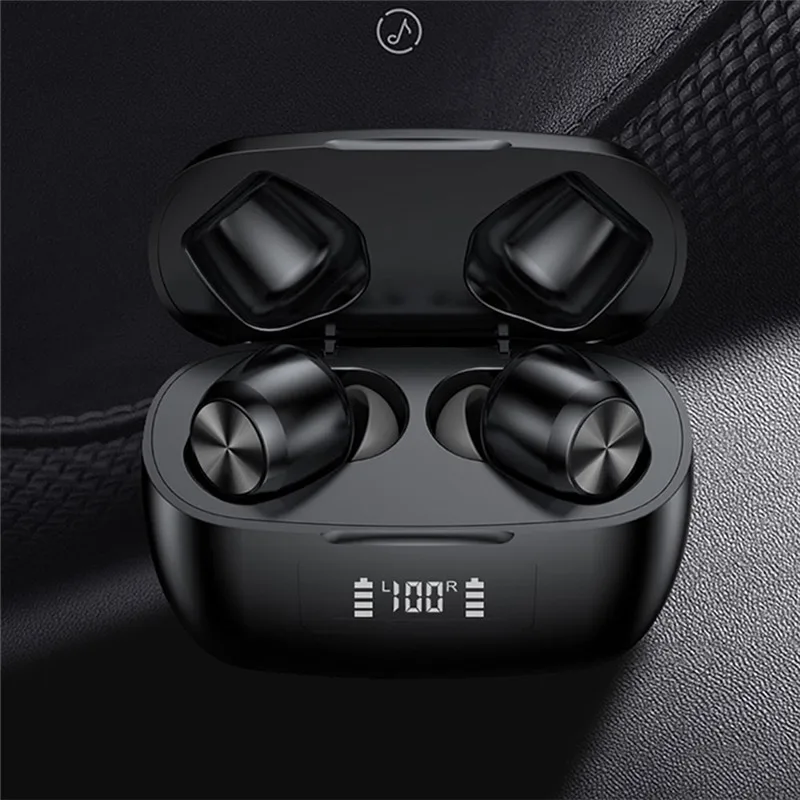 TWS Earphone T9 Wireless Bluetooth 5 0 Earbuds w LED display Charging Case for Xiaomi iPhone Samsung Sony etc Handsfree Earphone
