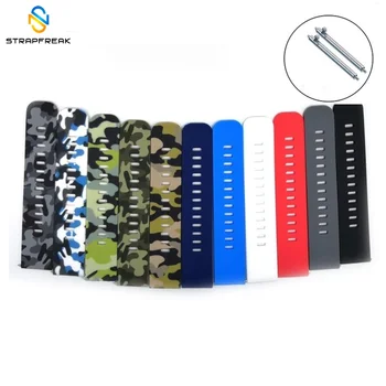 

Silicone Watchband for Samsung Galaxy Watch Garmin Amazfit Huawei 22mm Replacement Bracelet Watch Band Strap for Gear Sport S3