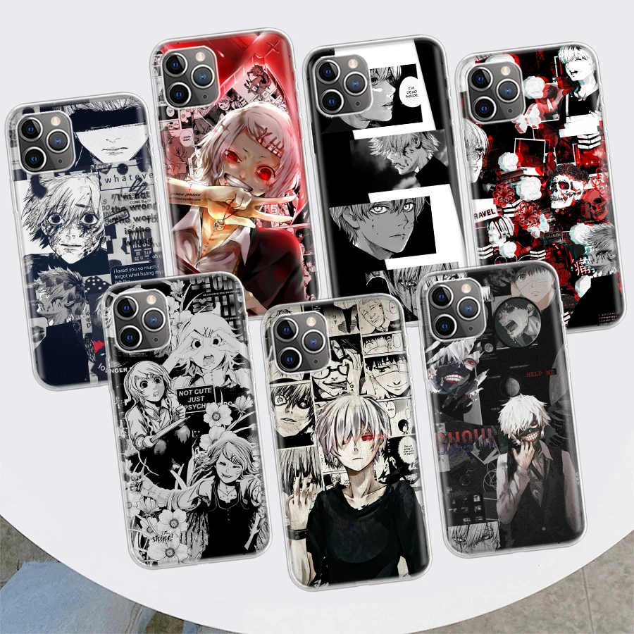 Аниме Токийский Гуль для iPhone 11 13 Pro Max 12 Mini Phone Case X XS XR 6 6S 8 7 Plus SE Apple 5 5S Fundas Cover Coque Capa |