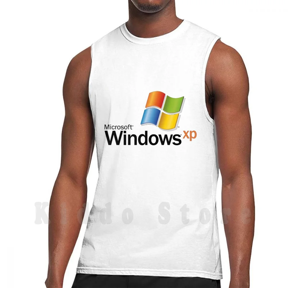 Windows Xp Logo Canotte Gilet 100% Cotone Windows Windows Xp Logo Symbol Emblem Sistema Operativo Microsoft Pc