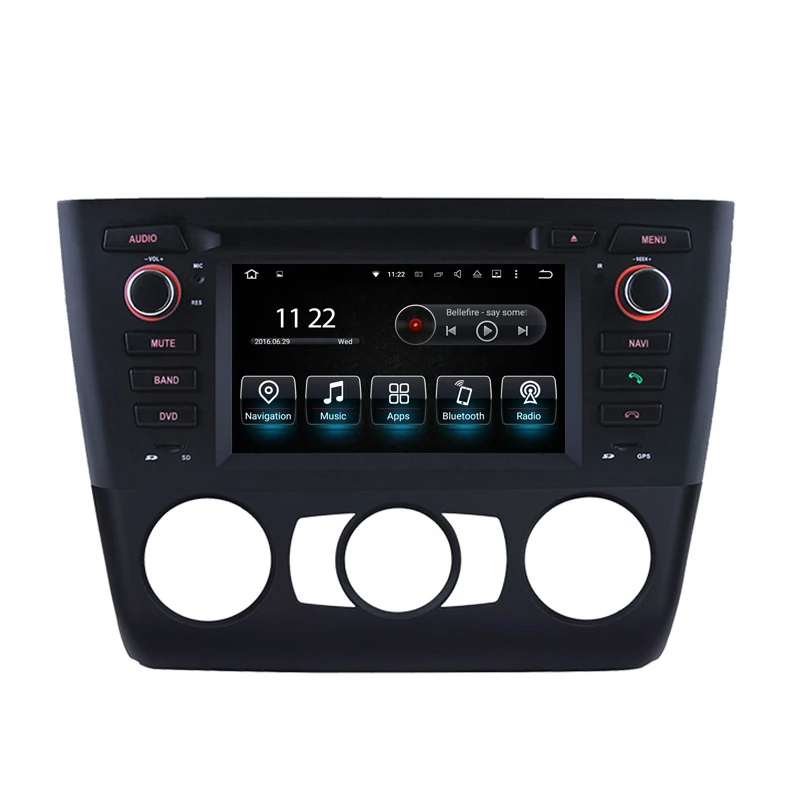 Discount NAVITOPIA 4G RAM 64G ROM Octa Core Android 9.0 Car Multimedia DVD Player For BMW E81/E82/E88 1 Series 2004- 116i 118i 120i 130i 7