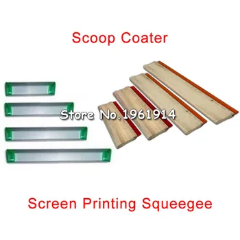 

Cheap 1pc Silk Screen Printing Squeegee Ink Scraper Screen Printing Aluminum Emulsion Scoop Coater Tools