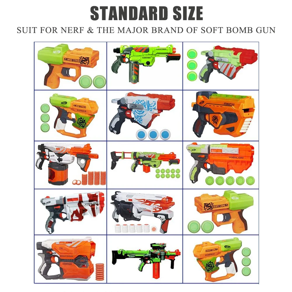 20 шт. мягкие Сменные дисковые патроны для Nerf Vortex Blaster Praxis Nitron наблюдательные Revonix