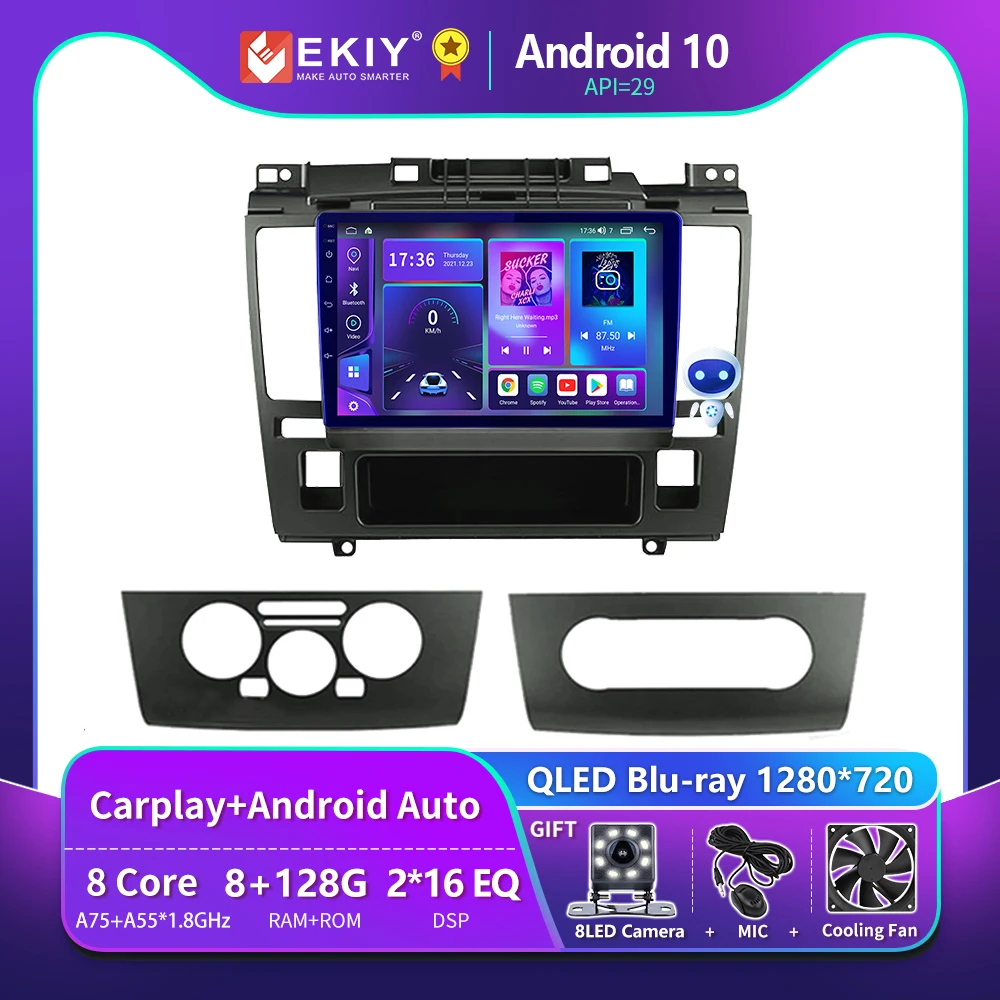 EKIY T900 Car Radio 2 Din Android For Nissan Tiida C11 2004-2013 Multimedia Video Player Navigation GPS Autoradio Stereo Carplay |