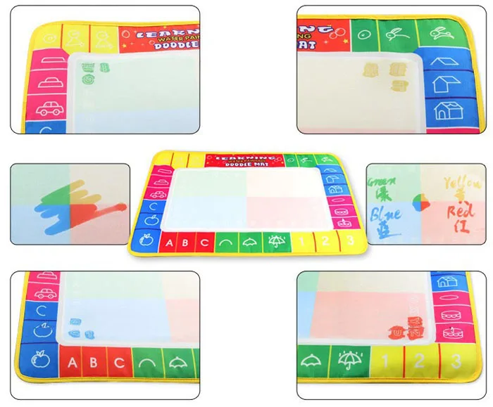 

New 29X19cm Kids Toys Magic Water Drawing Book Magic Pad Drawing Board Learning Drawing Toys for children
