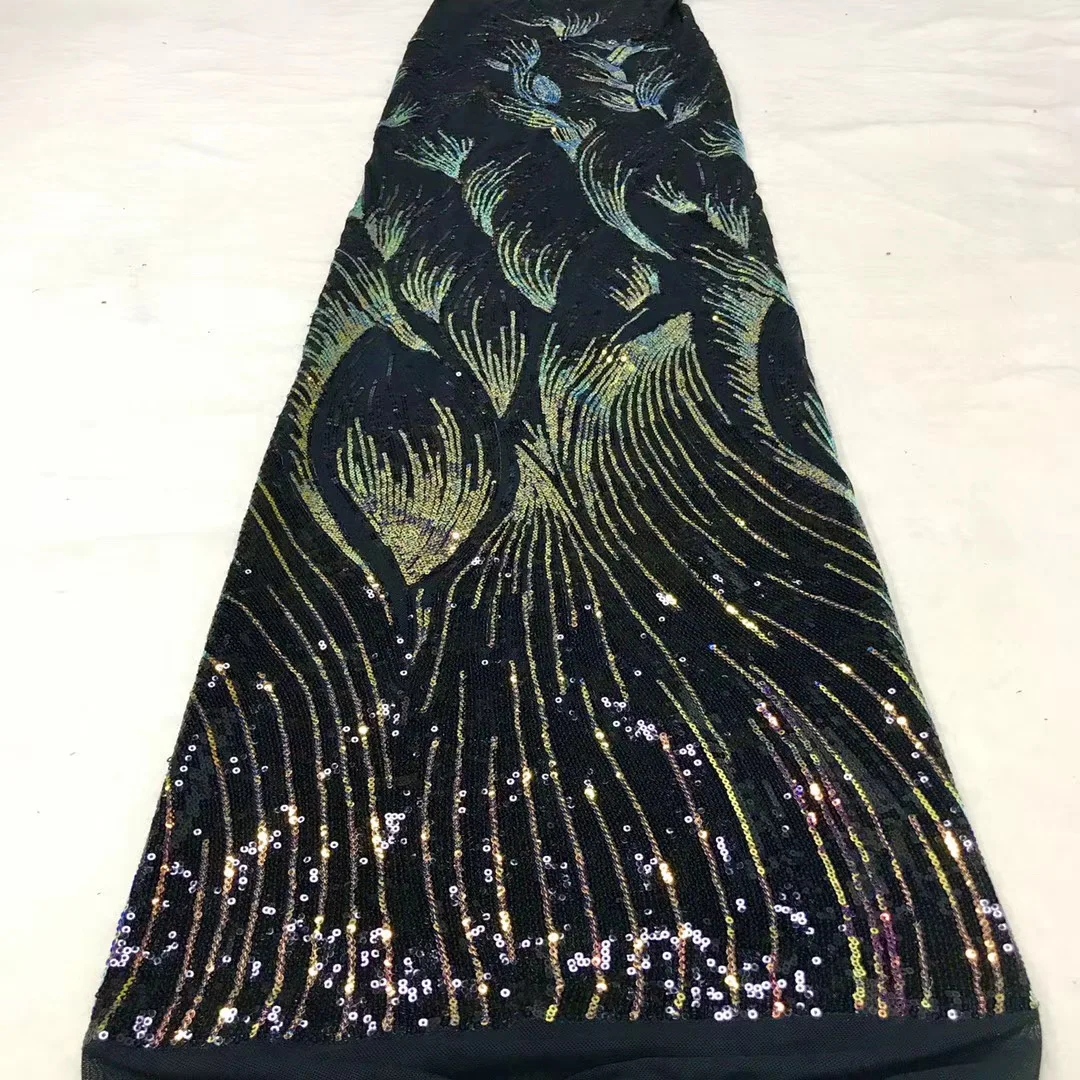 

The latest Nigeria lace fabric 2020 high quality lace African lace fabric wedding French tulle lace fabric J40111