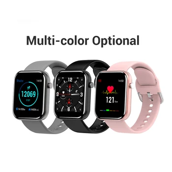 

NEW-Smart Watch Men Women Heart Rate Monitoring IP67 Waterproof Smartwatch Fitness Tracker for iPhone Xiaomi