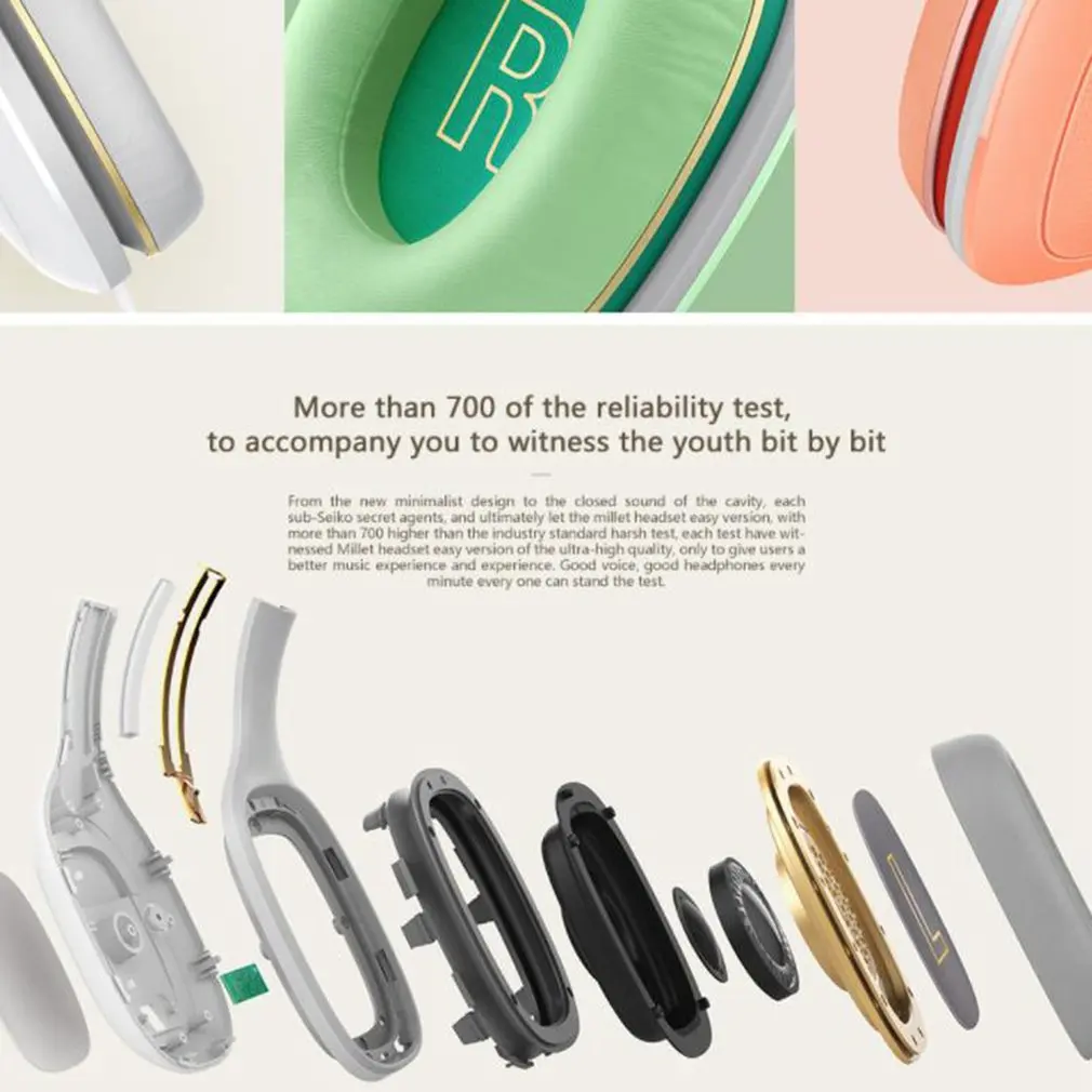 Original Global Version Xiaomi Mi Headphones Easy Edition With Mic Headset Stereo Music HiFi Earphone Button Control