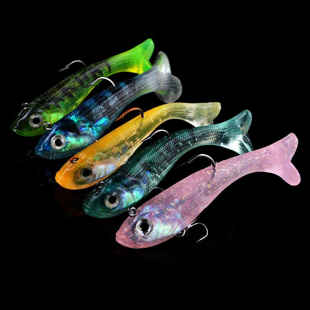 Рыболовная приманка FISH KING 8/10/12 см 10 цветов окунь силиконовые трехмерные глаза