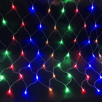 

Christmas LED String Fairy Lights Net Mesh Curtain Xmas Wedding Party Outdoor Indoor Waterproof Lamp EU Plug PAK55